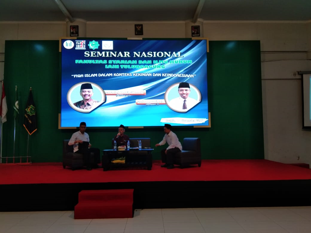 UNTUK MEMBUMIKAN MODERASI ISLAM, FASIH IAIN TULUNGAGUNG ADAKAN SEMINAR NASIONAL TENTANG FIQH KEINDONESIAAN