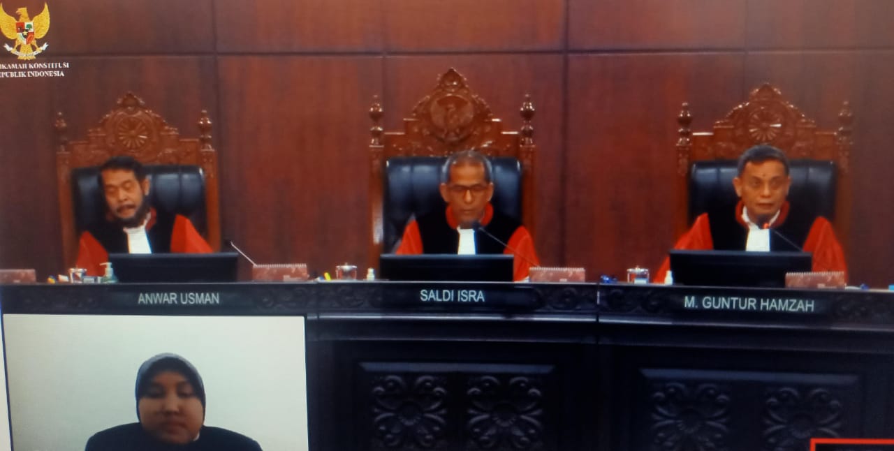 MAHASISWA HTN FAKULTAS SYARIAH UIN SAYYID ALI RAHMATULLAH AJUKAN UJI MATERI UU PEMILU KE MK