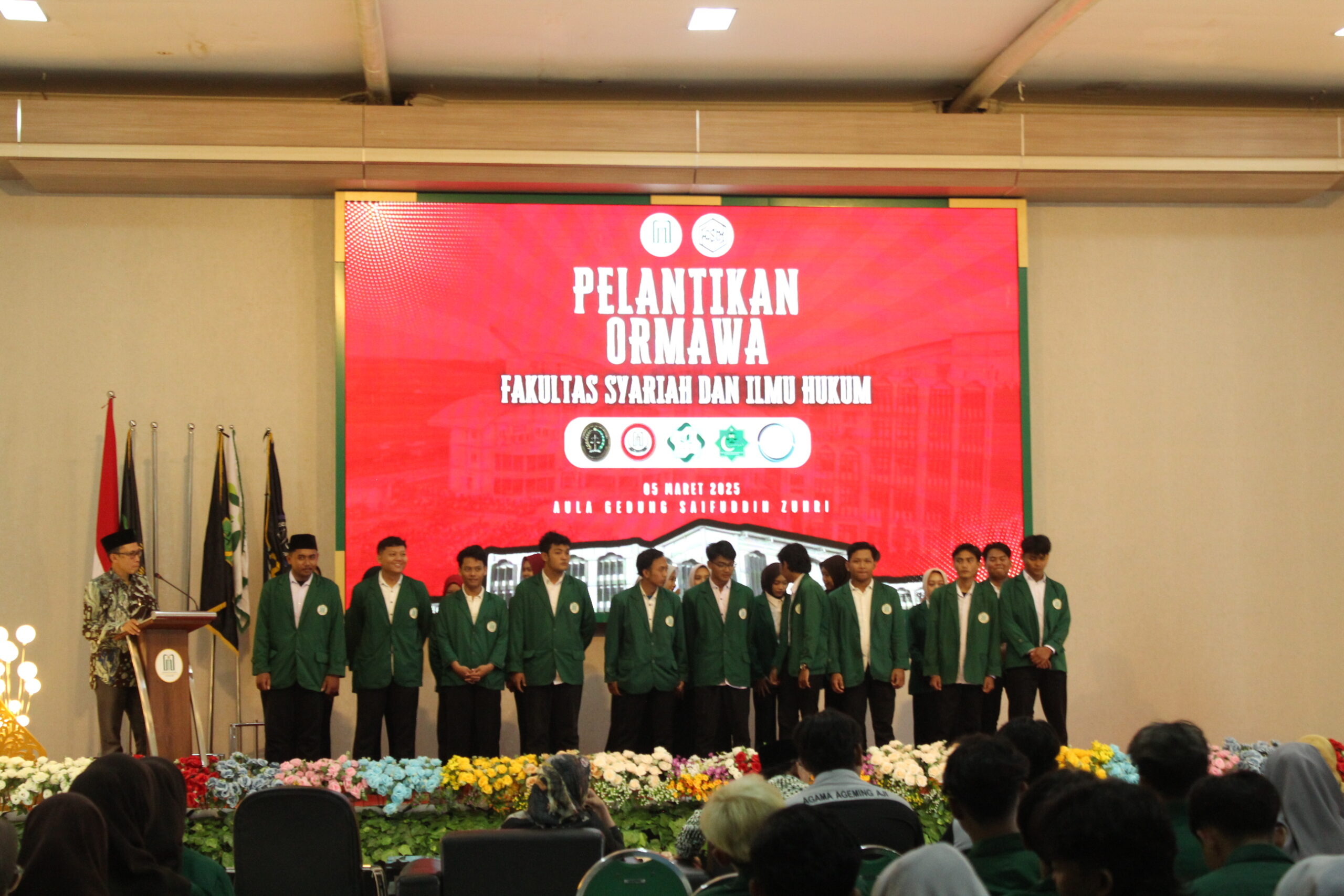 PELANTIKAN PENGURUS ORGANISASI KEMAHASISWAAN FAKULTAS SYARIAH DAN ILMU HUKUM