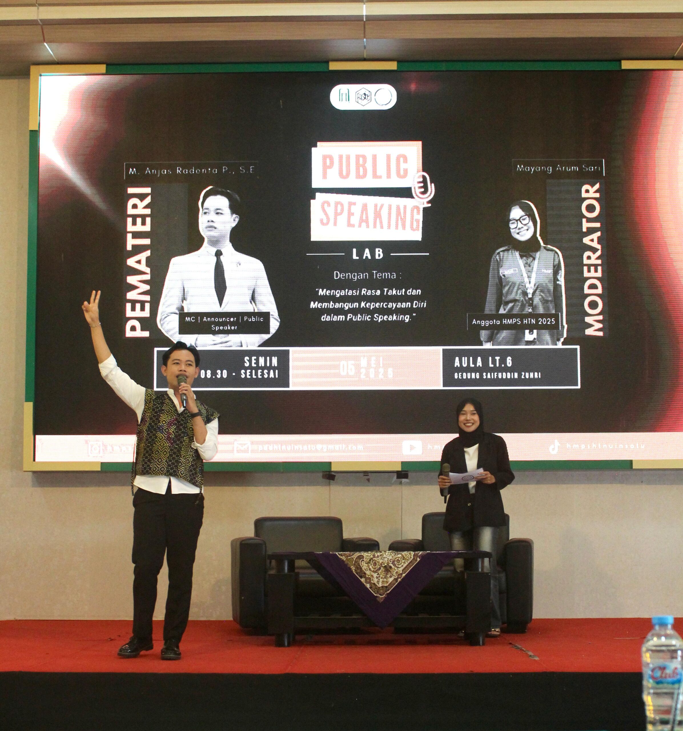 Public Speaking LAB: HMPS HTN Dorong Mahasiswa Lebih Percaya Diri di Depan Publik