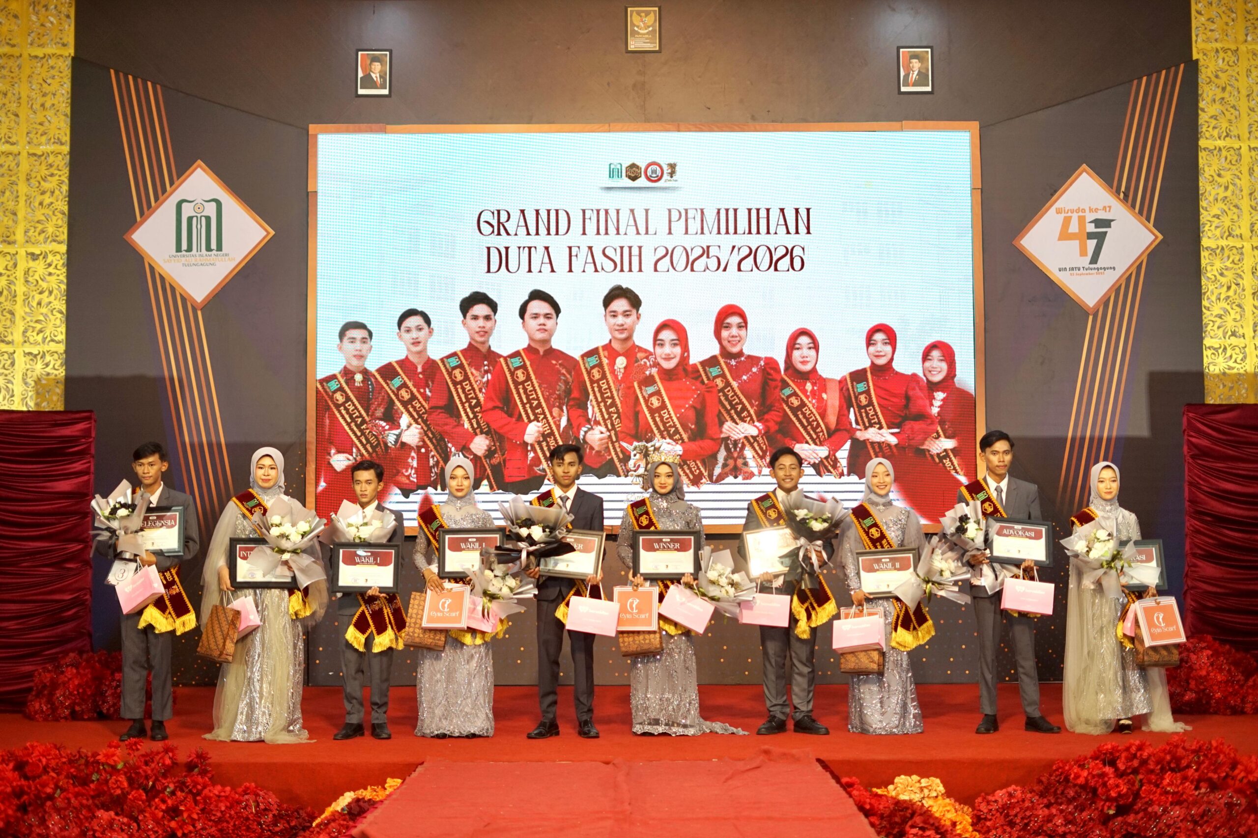 Grand Final Pemilihan Duta FASIH 2025/2026 UIN Sayyid Ali Rahmatullah Tulungagung Sukses Digelar Meriah