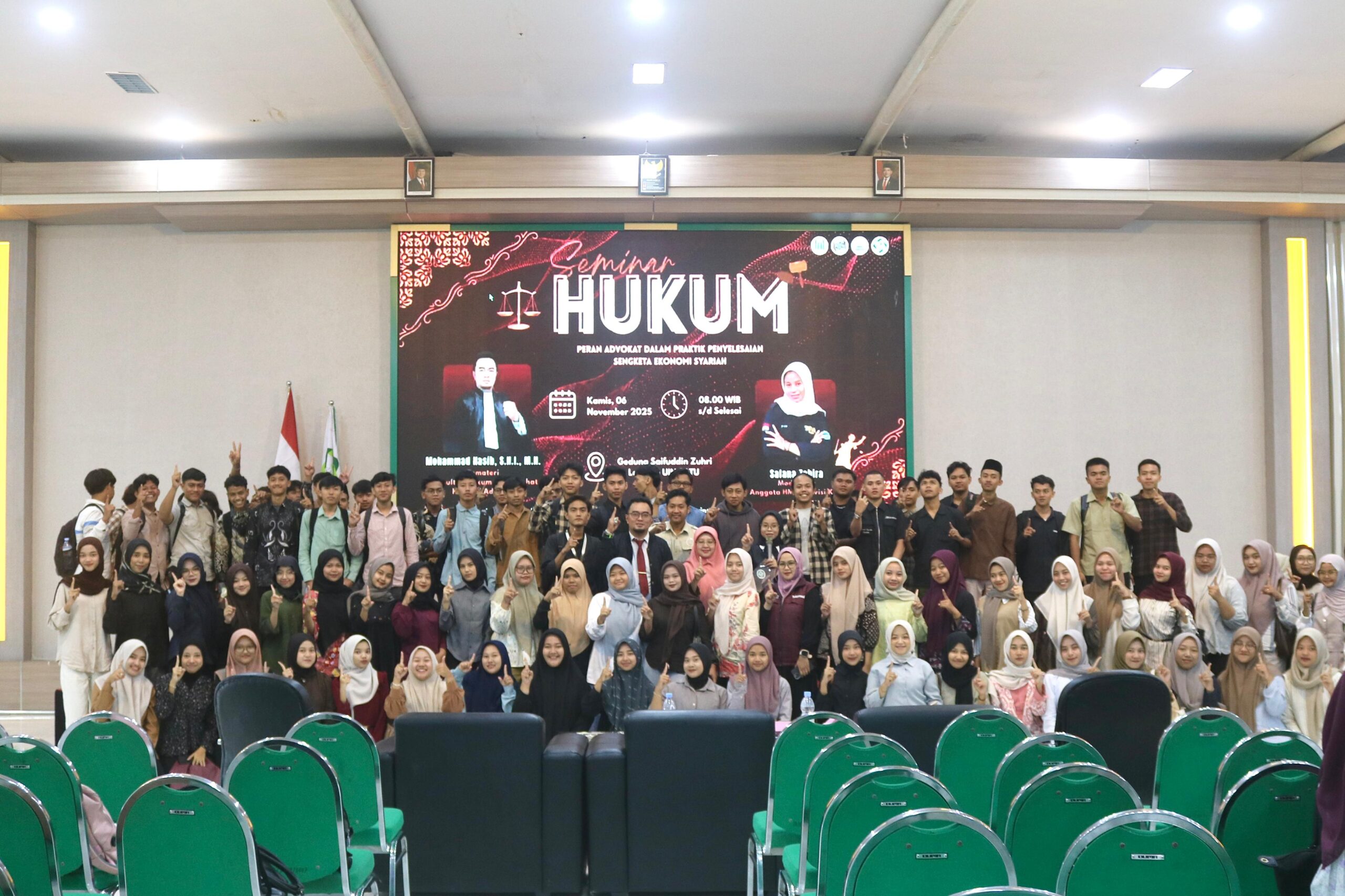 Wujudkan Generasi Hukum yang Kritis, HMPS HES Gelar Seminar Hukum dengan Tema “Peran Advokat dalam Praktik Penyelesaian Sengketa Ekonomi Syariah”