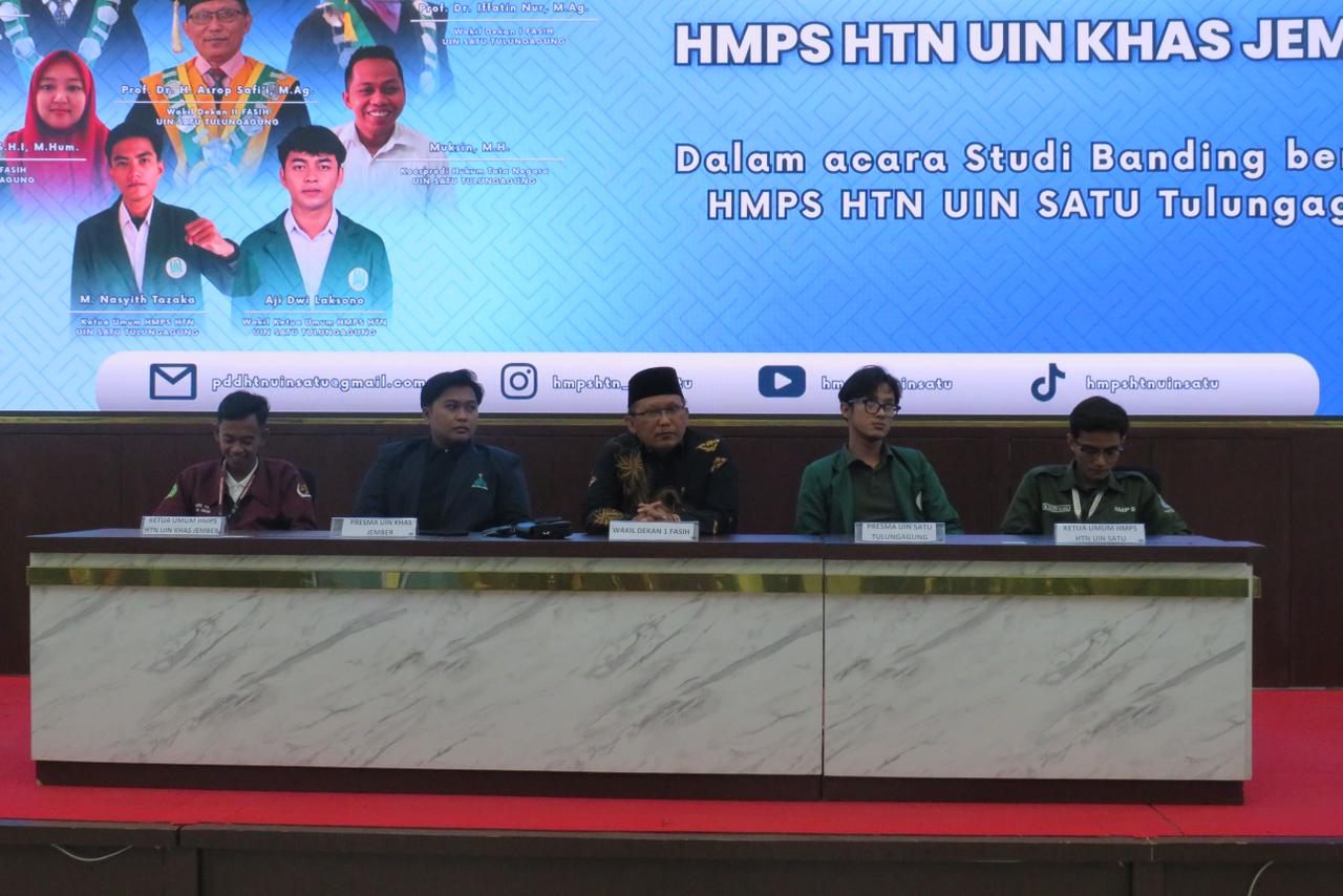 HMPS HTN UIN SATU Tulungagung Sambut Kunjungan Studi Banding HMPS HTN UIN KHAS Jember